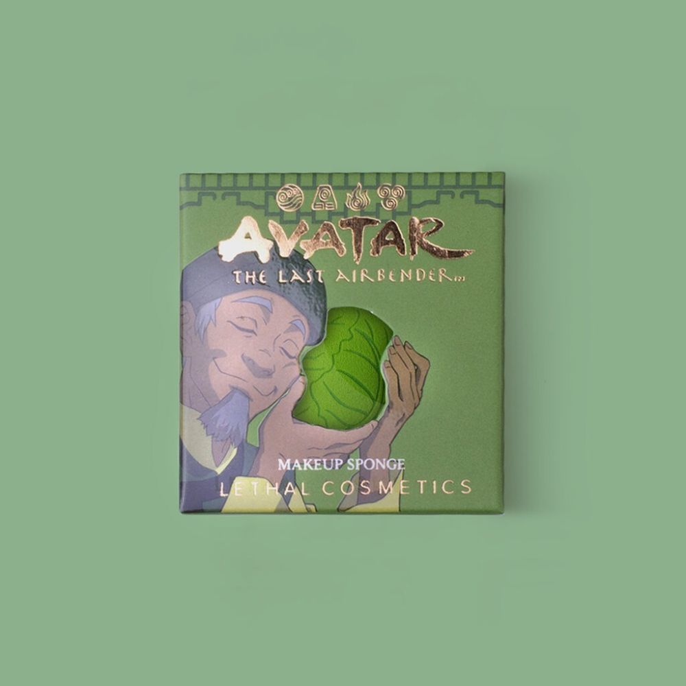 Lethal Cosmetics - Avatar the Last Airbender My Cabbages! Éponge de maquillage - Vert